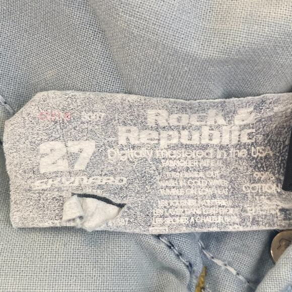 Rock & Republic Denim Roth Skynard Flare Jeans in Light-Medium Wash - Picture 9 of 11